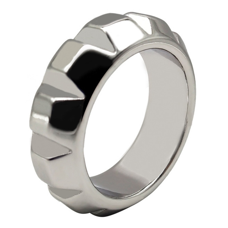 MenSteel Cockring en métal Kren Round 15mm